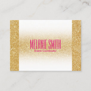 Luxe Gold Shimmer Business Card