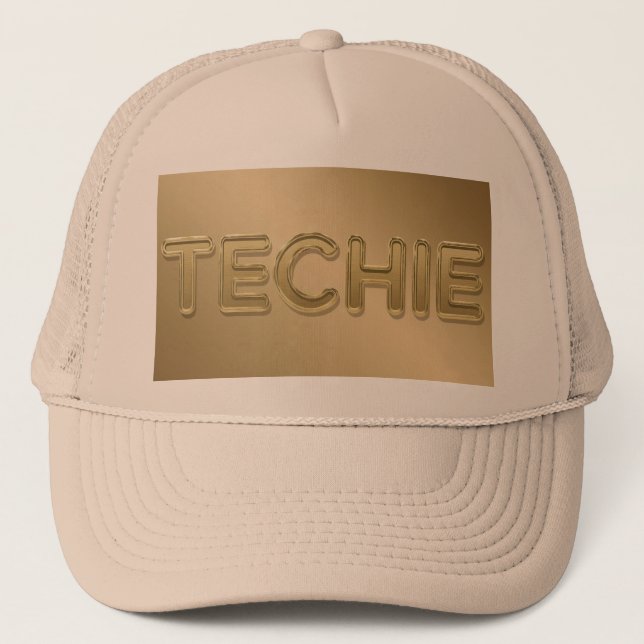 Luxe Gold Techie Casquette kaki (Devant)