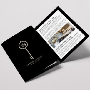 Luxe Gris Squelette Key Immobilier Brochure