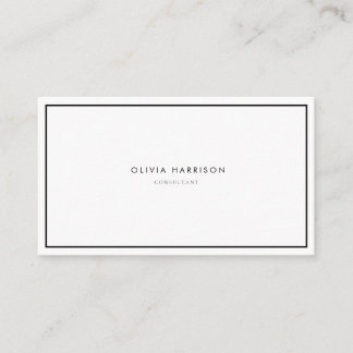 Luxe minimaliste Carte de visite professionnel