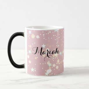 Luxe modern pink sweet girl magic mug