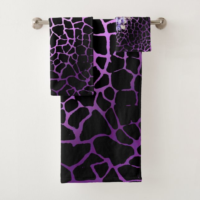 Luxe moderne violet Rose noir Tigar (En situation)