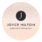 Luxe Monogram Rose Gold Stickers