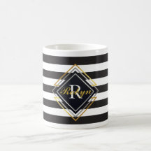 Luxe Monogram Stripes