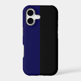 Luxe Navy and Black CUSTOMIZABLE iPhone Cases