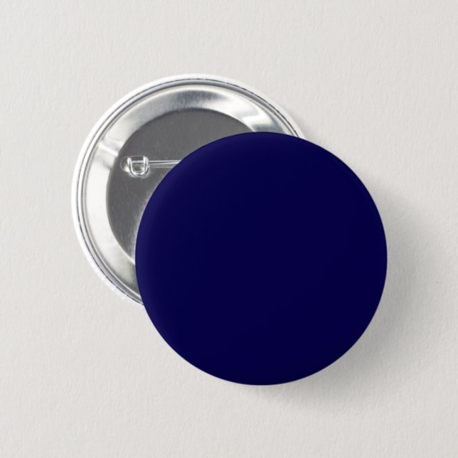 Luxe Navy CUSTOMIZABLE Pin Button (Front & Back)