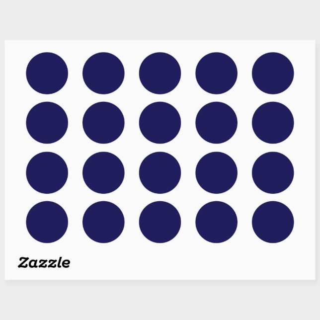 Luxe Navy CUSTOMIZABLE Stickers (Sheet)