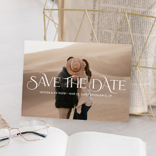 Luxe Overlay Mariage Élégant Enregistrer La Carte