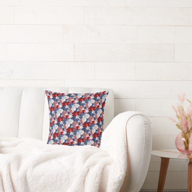 LUXE PATRIOTIC NAVY PILLOW  (Couch)