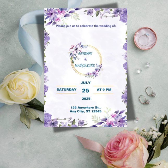 Luxe Stationery for a Luxury Wedding Invitation ("The perfect start to your wedding. Fully customizable and ready in minutes.")
