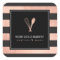 Luxe Striped Rose Gold Whisk Spoon Logo Bakery II