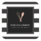 Luxe Striped Rose Gold Whisk Spoon Logo Bakery