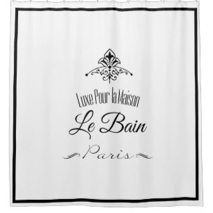 Luxe versez le rideau en douche de Maison de La