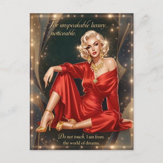 Luxe Vintage Postcard (Front)
