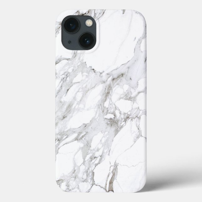 Luxe White Marble Case-Mate iPhone Case (Back)