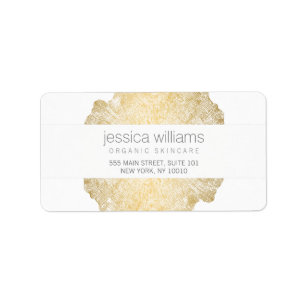 Luxe Wood Effect Art Label