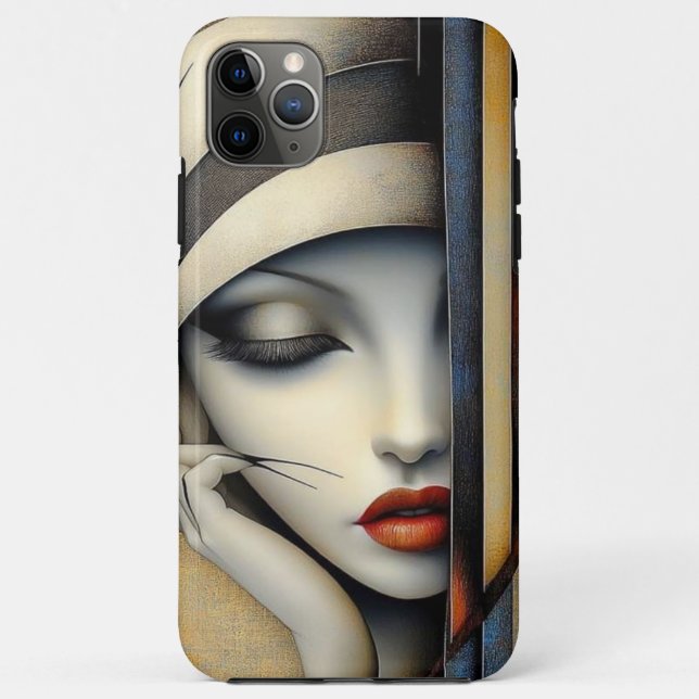 LuxEdge – Designer iPhone 15/16 Protective Case (Back)