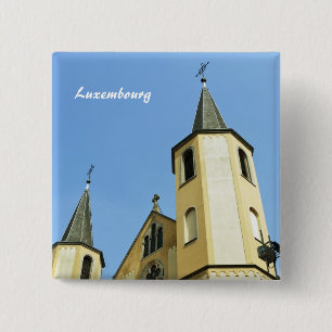 Luxembourg 2 Inch Square Button