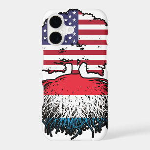 Luxembourg American USA United States Flag Roots
