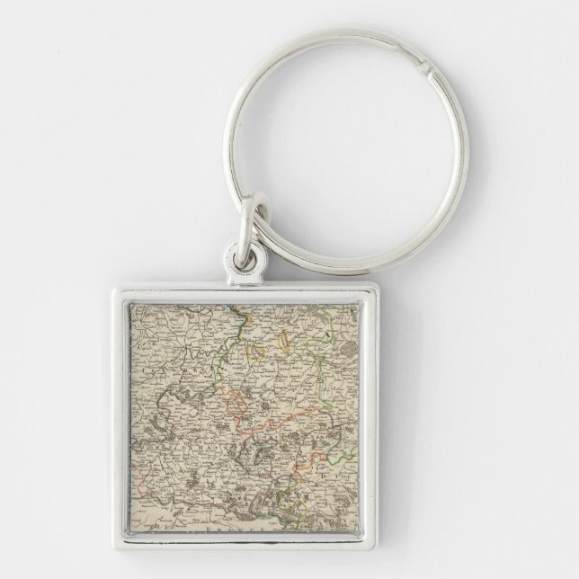 Luxembourg, Belgium Keychain (Front)