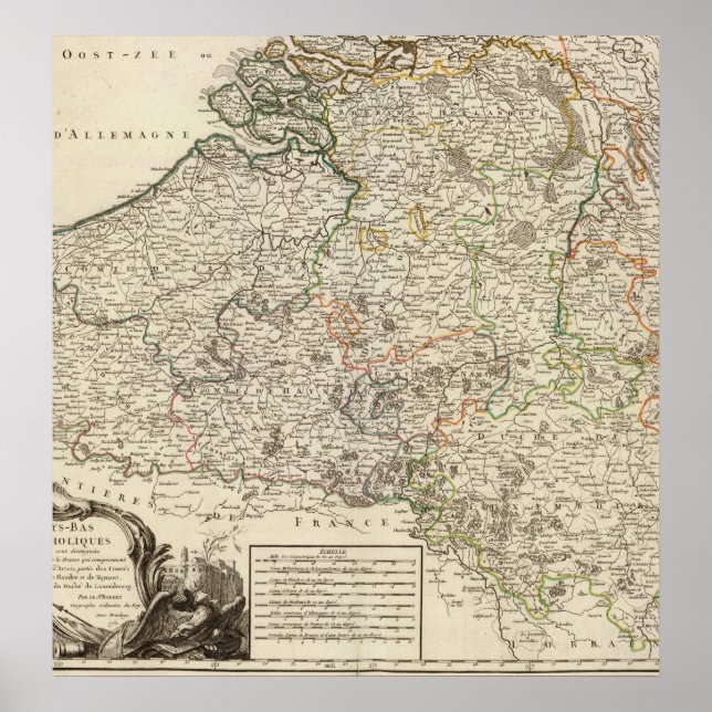 Luxembourg, Belgium Poster (Front)