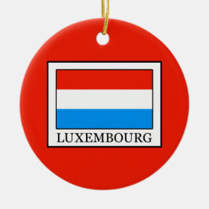 Luxembourg Ceramic Ornament