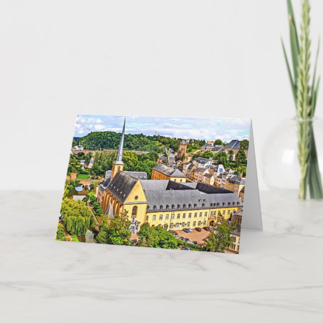 Luxembourg Cityscape photograph Card (Front)