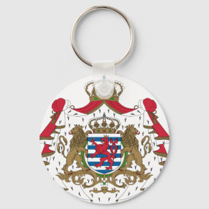 Luxembourg Coat Of Arms Keychain