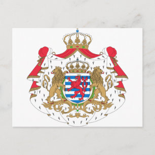 Luxembourg Coat of Arms Postcard