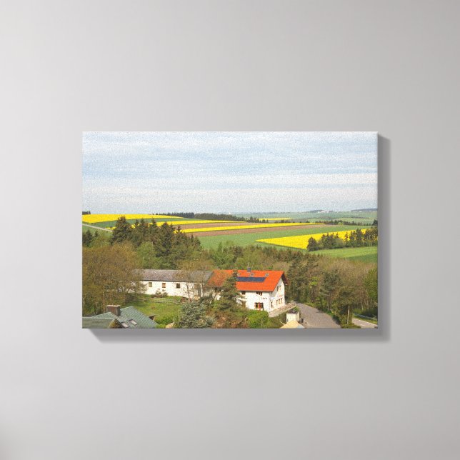 Luxembourg countryside canvas print (Front)