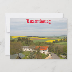 Luxembourg countryside card