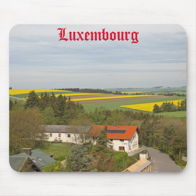 Luxembourg countryside mouse pad (Front)