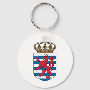 luxembourg emblem keychain