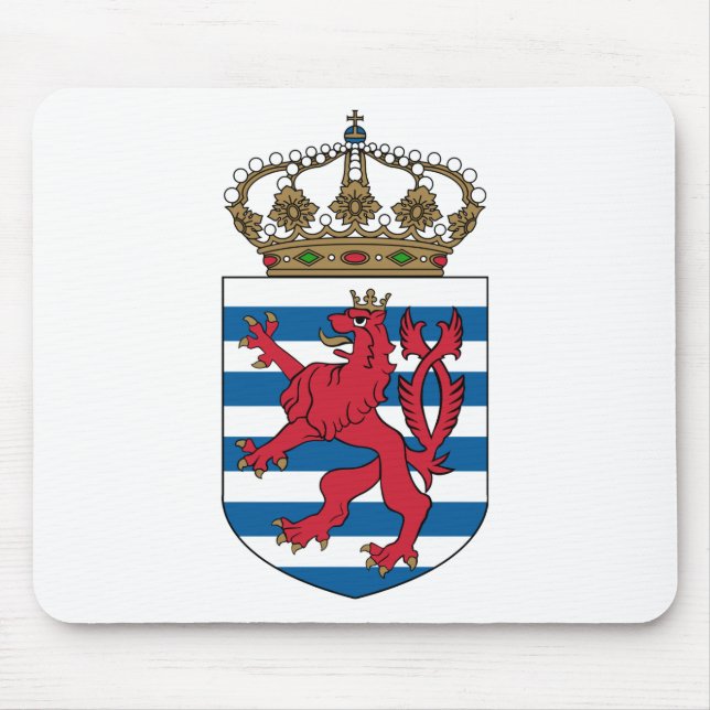 luxembourg emblem mouse pad (Front)