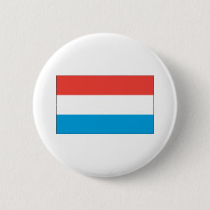 Luxembourg Flag 2 Inch Round Button