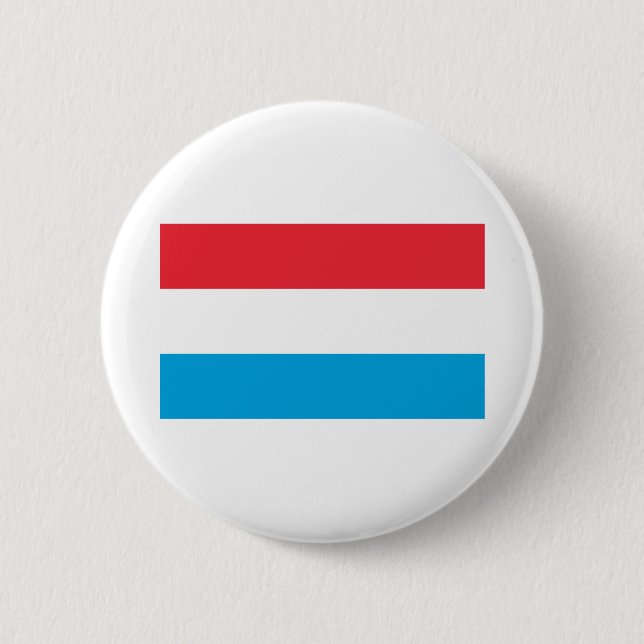 Luxembourg Flag 2 Inch Round Button (Front)