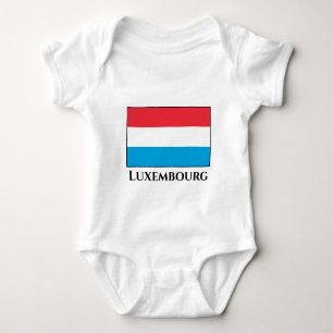 Luxembourg Flag Baby Bodysuit