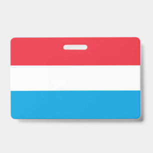 Luxembourg flag badge