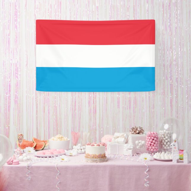 Luxembourg flag banner (Party)