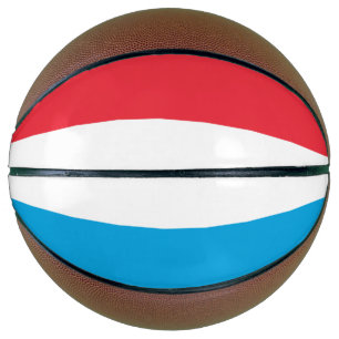 Luxembourg flag basketball