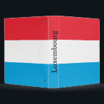 Luxembourg Flag Binder<br><div class="desc">Patriotic flag of Luxembourg.</div>