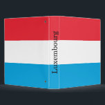 Luxembourg Flag Binder<br><div class="desc">Patriotic flag of Luxembourg.</div>
