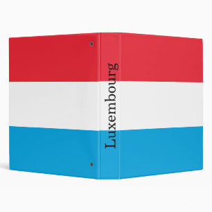Luxembourg Flag Binder