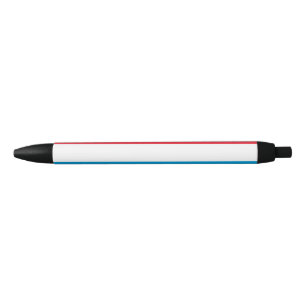Luxembourg flag black ink pen