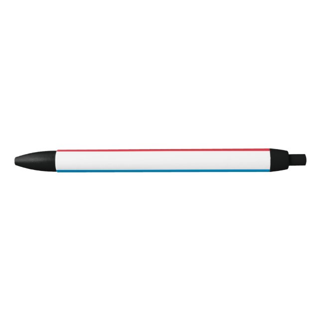 Luxembourg flag black ink pen (Front)