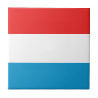 Luxembourg Flag Ceramic Tile
