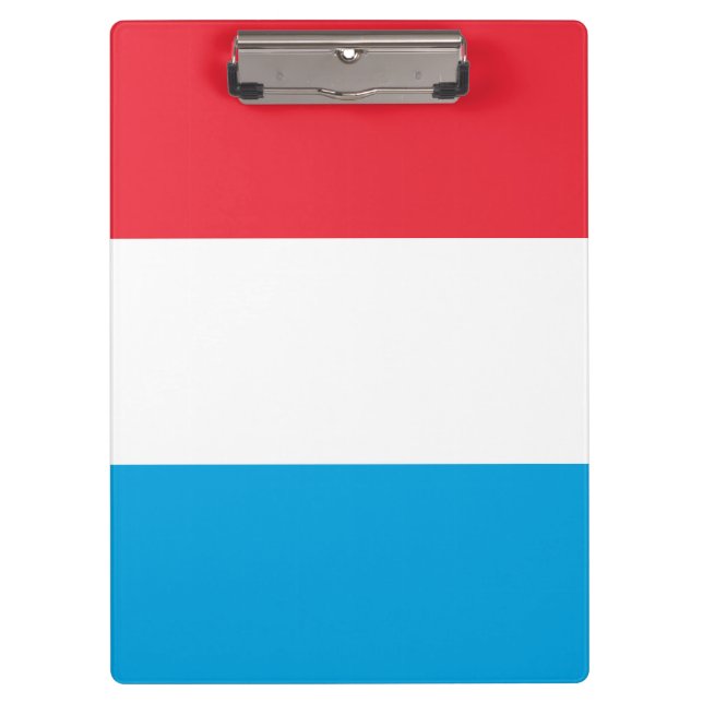 Luxembourg flag clipboard (Front)
