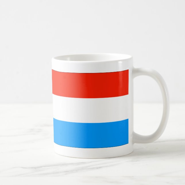 Luxembourg flag coffee mug (Right)
