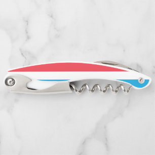 Luxembourg flag corkscrew