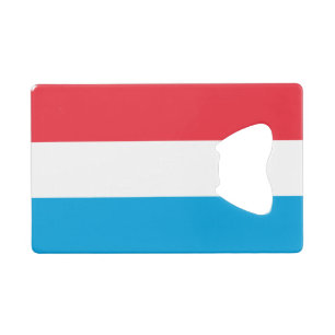 Luxembourg Flag Credit Card Bottle Opener